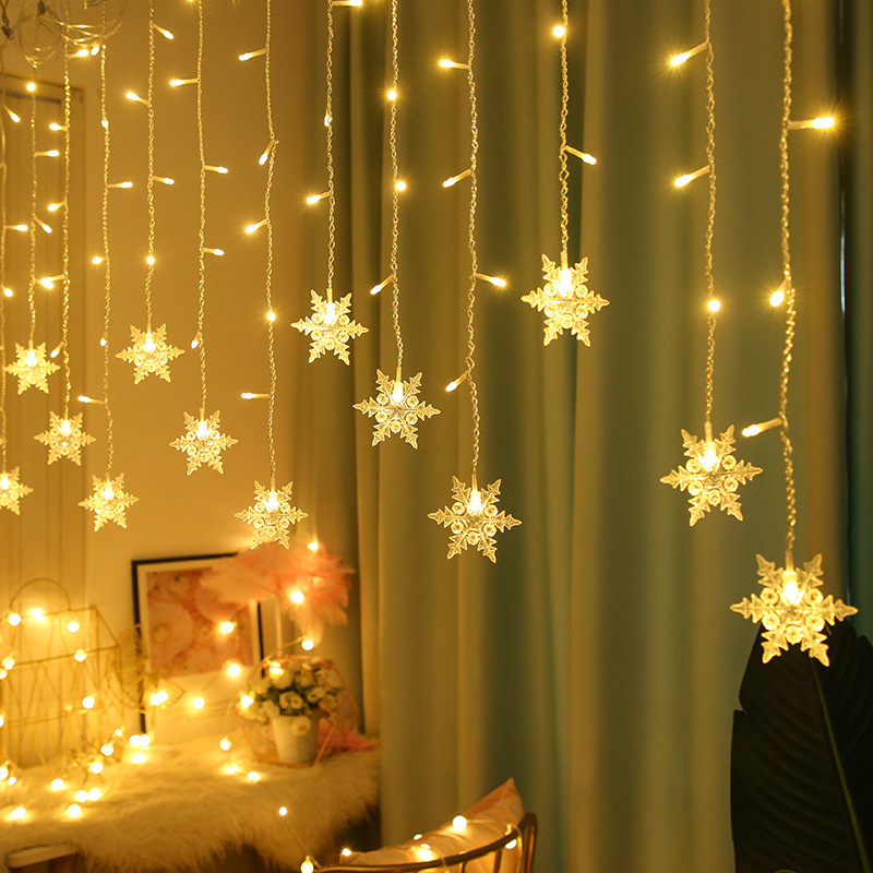 Led Fairy String Lights - 3.5M Christmas Snowflake LED String Lights