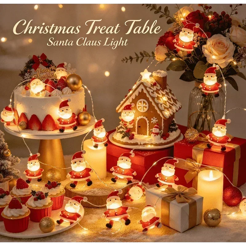 Led Fairy String Lights - 2M 20leds Christmas Decoration Garland Lights