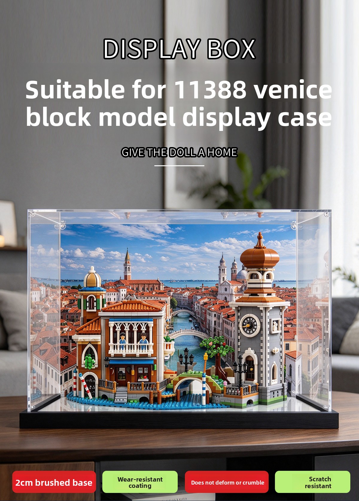 Transparent acrylic display an - Lego Set City ulasan dan harga