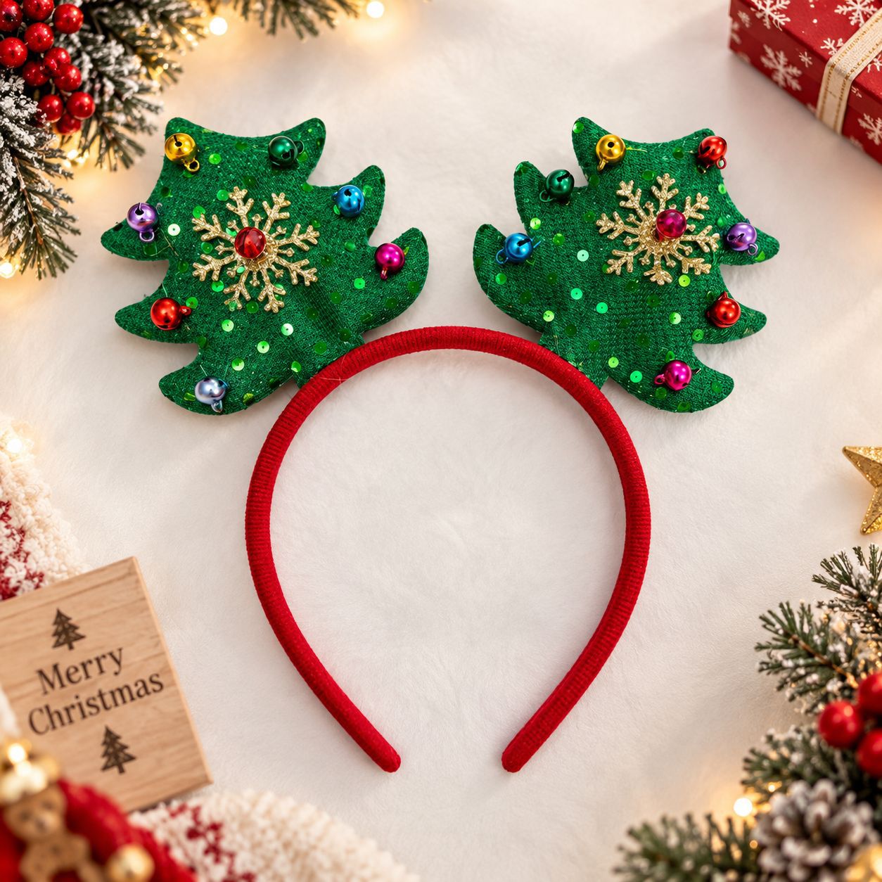 Christmas Headband Santa Hat P - Reindeer Antlers Headband ulasan dan harga