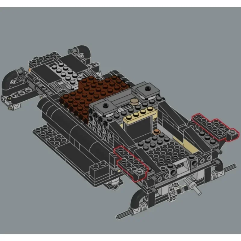 1060pcs Vintage Model T Car Bu - Lego Set Technic ulasan dan harga
