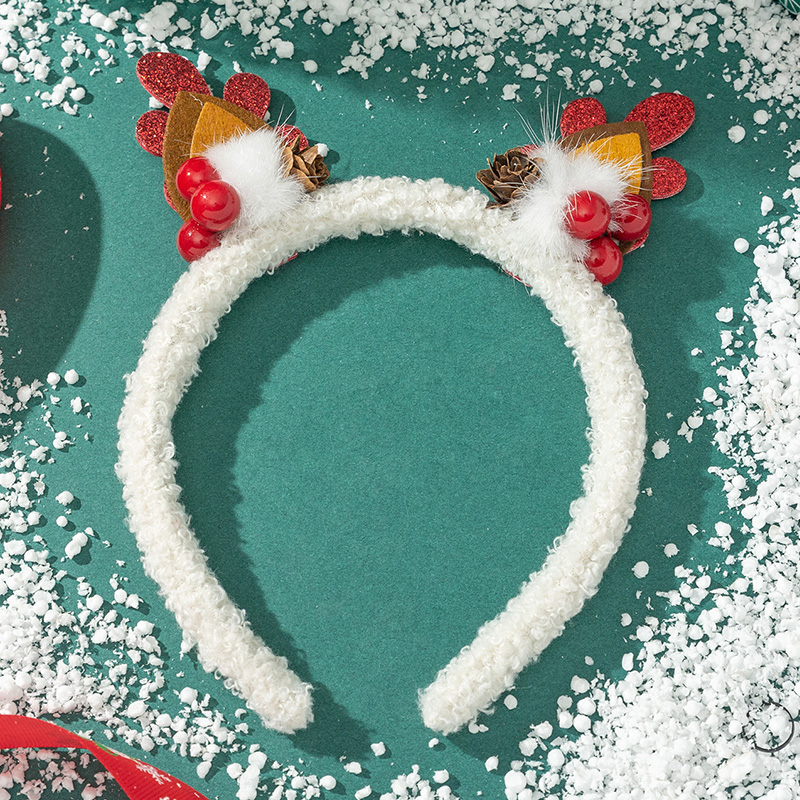 1 pc Christmas Headband Plush  - Reindeer Antlers Headband ulasan dan harga