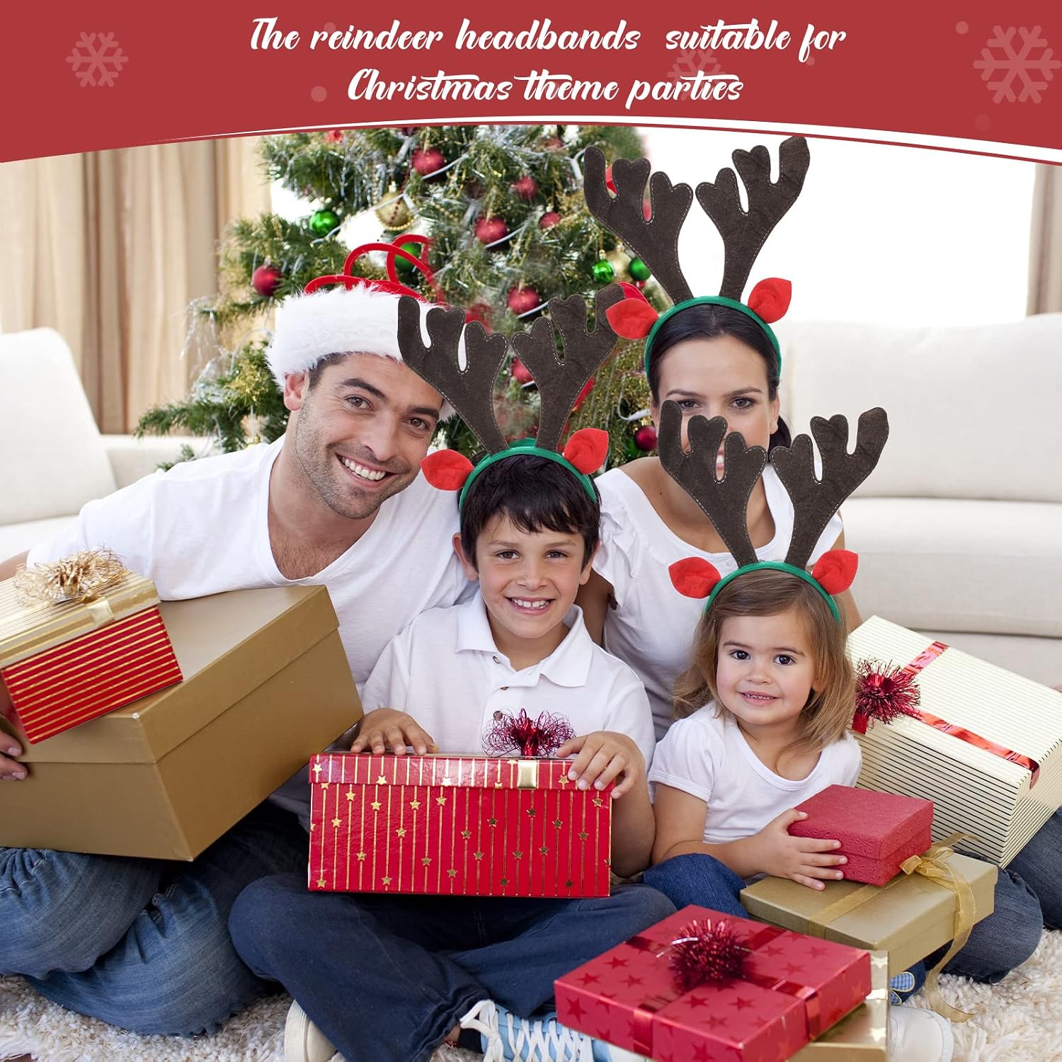 Antler Headband with Reindeer  - Reindeer Antlers Headband ulasan dan harga
