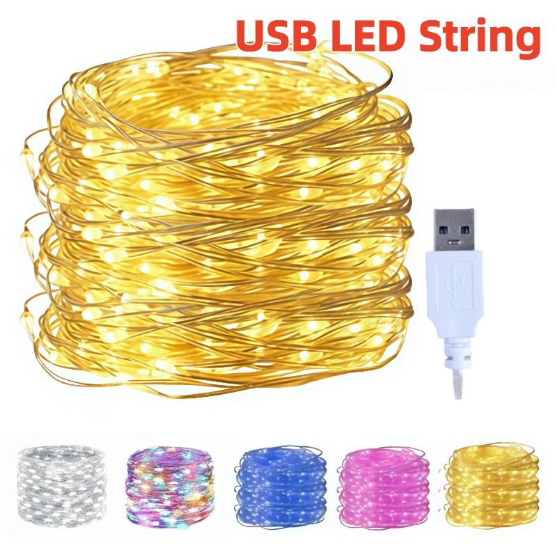 30/20/10m Romantic USB Powered - Led Fairy String Lights ulasan dan harga