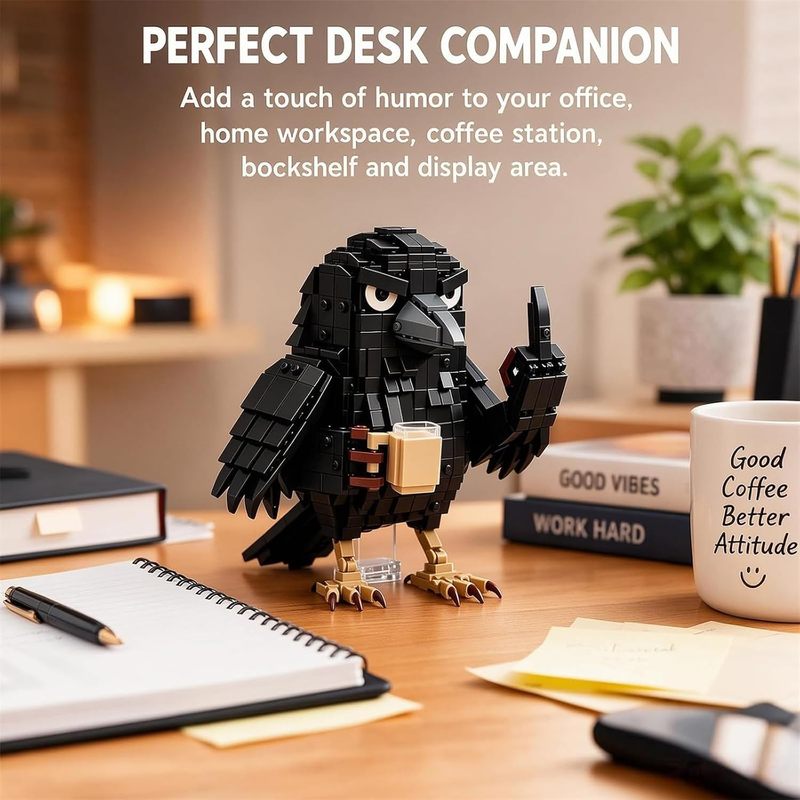 Sarcastic Crow Building Block  - Lego Set Technic ulasan dan harga