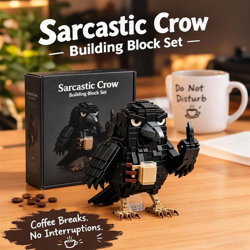 Sarcastic Crow Building Block  - Lego Set Technic ulasan dan harga