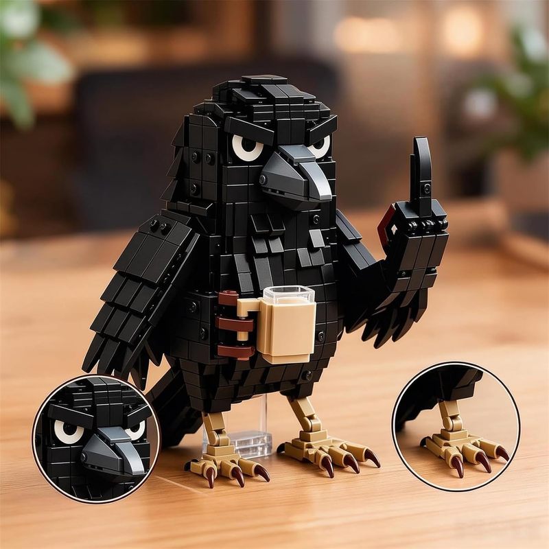 Sarcastic Crow Building Block  - Lego Set Technic ulasan dan harga
