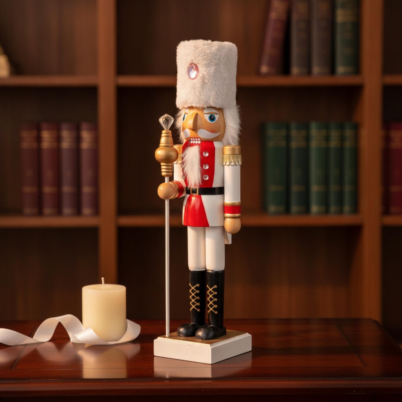 50 Cm Wooden Nutcracker Figuri - Nutcracker Figurine ulasan dan harga