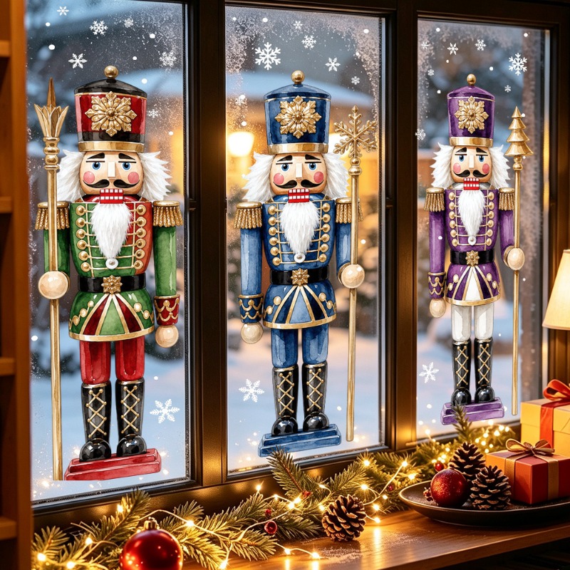 Christmas Large Retro Watercol - Nutcracker Figurine ulasan dan harga