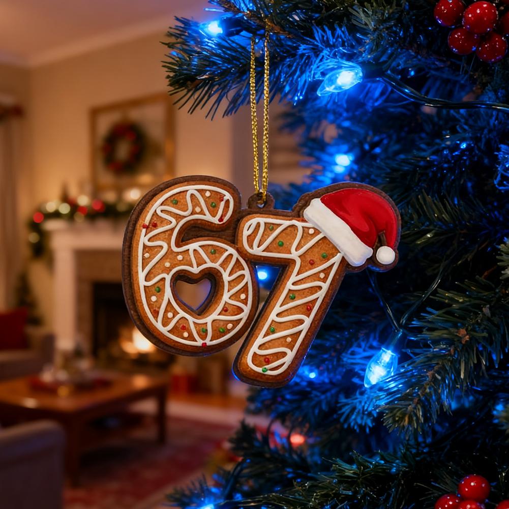 Funny Santa Says Six Seven Chr - Christmas Stocking Hanging ulasan dan harga