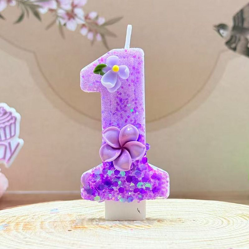 Soft Deep Purple Gradient Purp - Holiday Candle Set ulasan dan harga