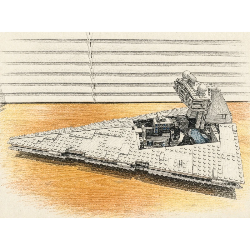 MOC Imperial Vessel Building B - Lego Set Technic ulasan dan harga