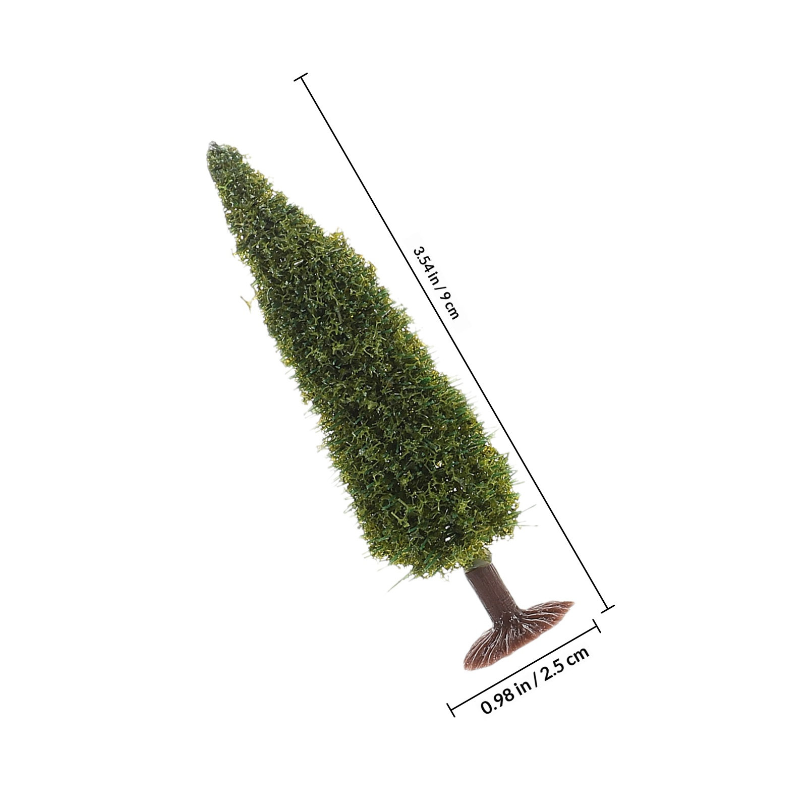 10Pcs Miniature Simulation Pin - Christmas Tree Artificial ulasan dan harga