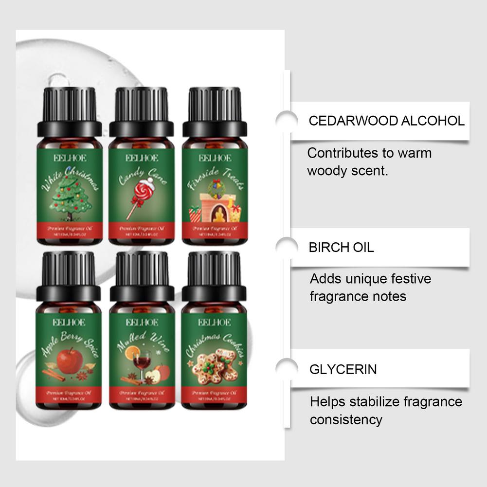 6 In 1 Aromatherapy Essential  - Holiday Candle Set ulasan dan harga