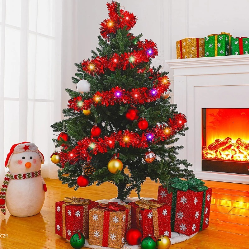 1PC 5M Christmas Tinsel Garlan - Tinsel Garland Decoration ulasan dan harga