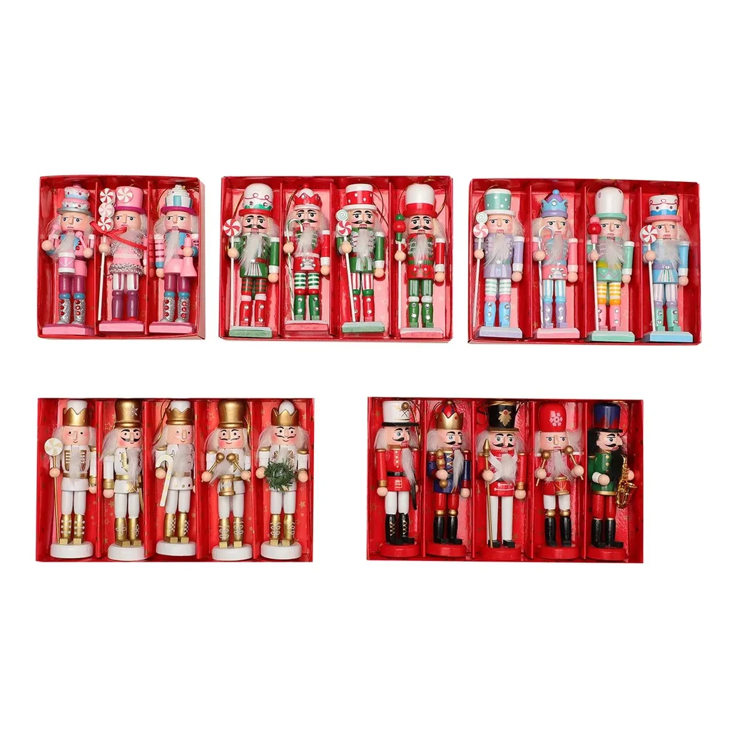 Wooden Nutcracker Figurine Set - Nutcracker Figurine ulasan dan harga