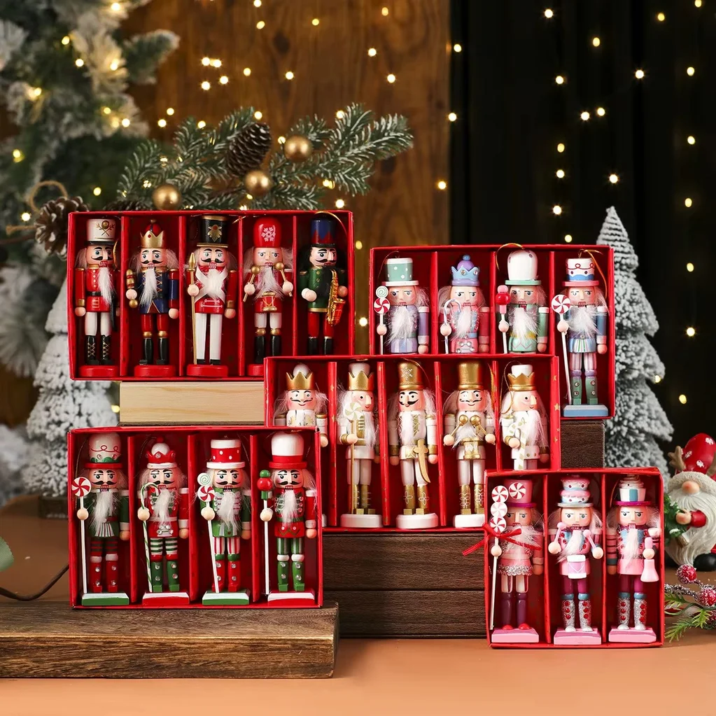 Wooden Nutcracker Figurine Set - Nutcracker Figurine ulasan dan harga