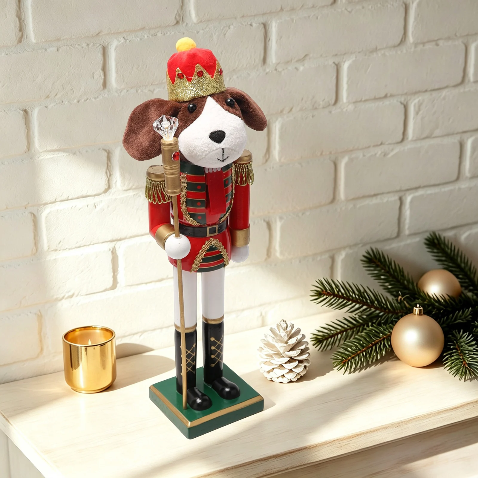 Dog Shaped Christmas Nutcracke - Nutcracker Figurine ulasan dan harga