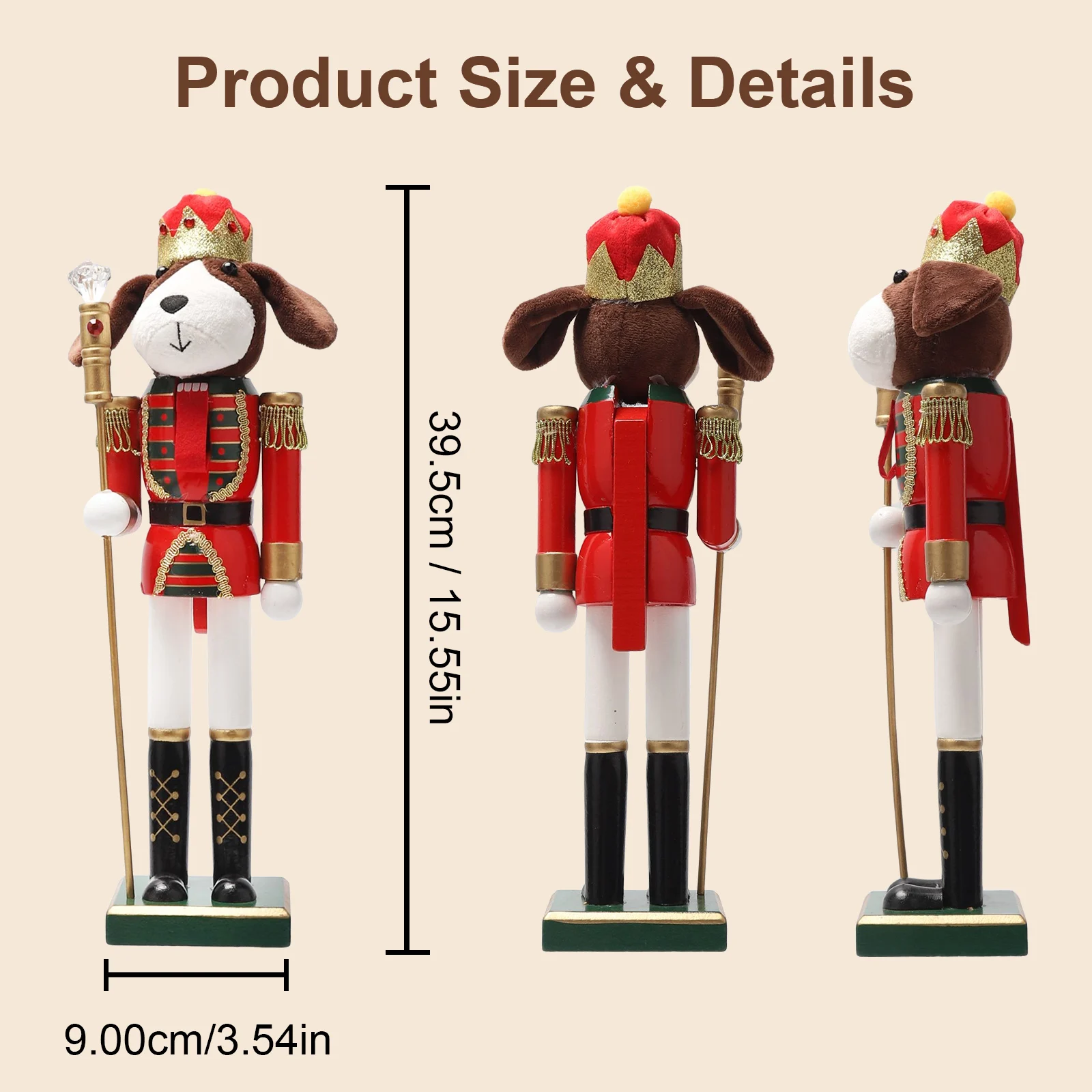 Dog Shaped Christmas Nutcracke - Nutcracker Figurine ulasan dan harga