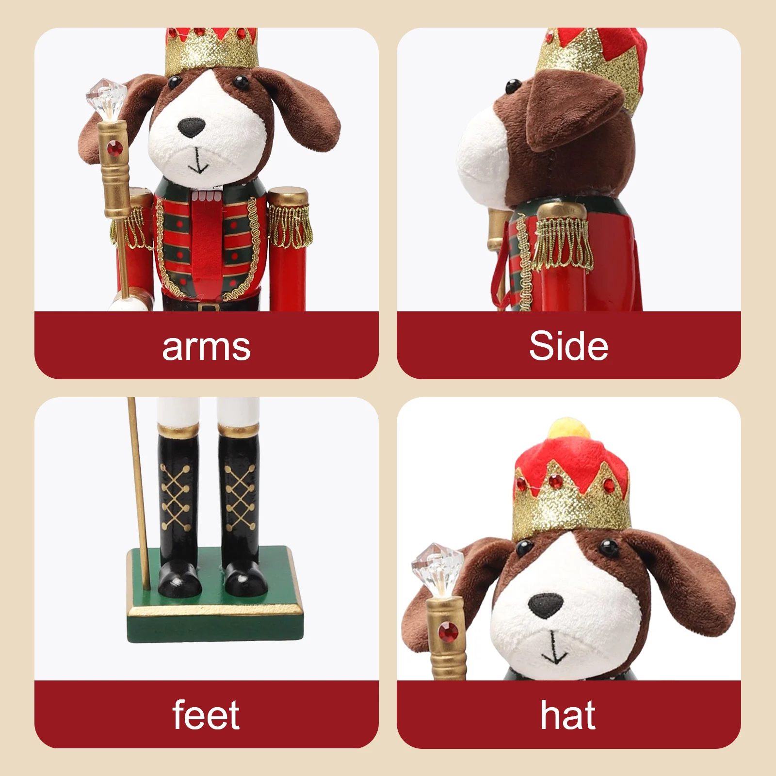 Dog Shaped Christmas Nutcracke - Nutcracker Figurine ulasan dan harga