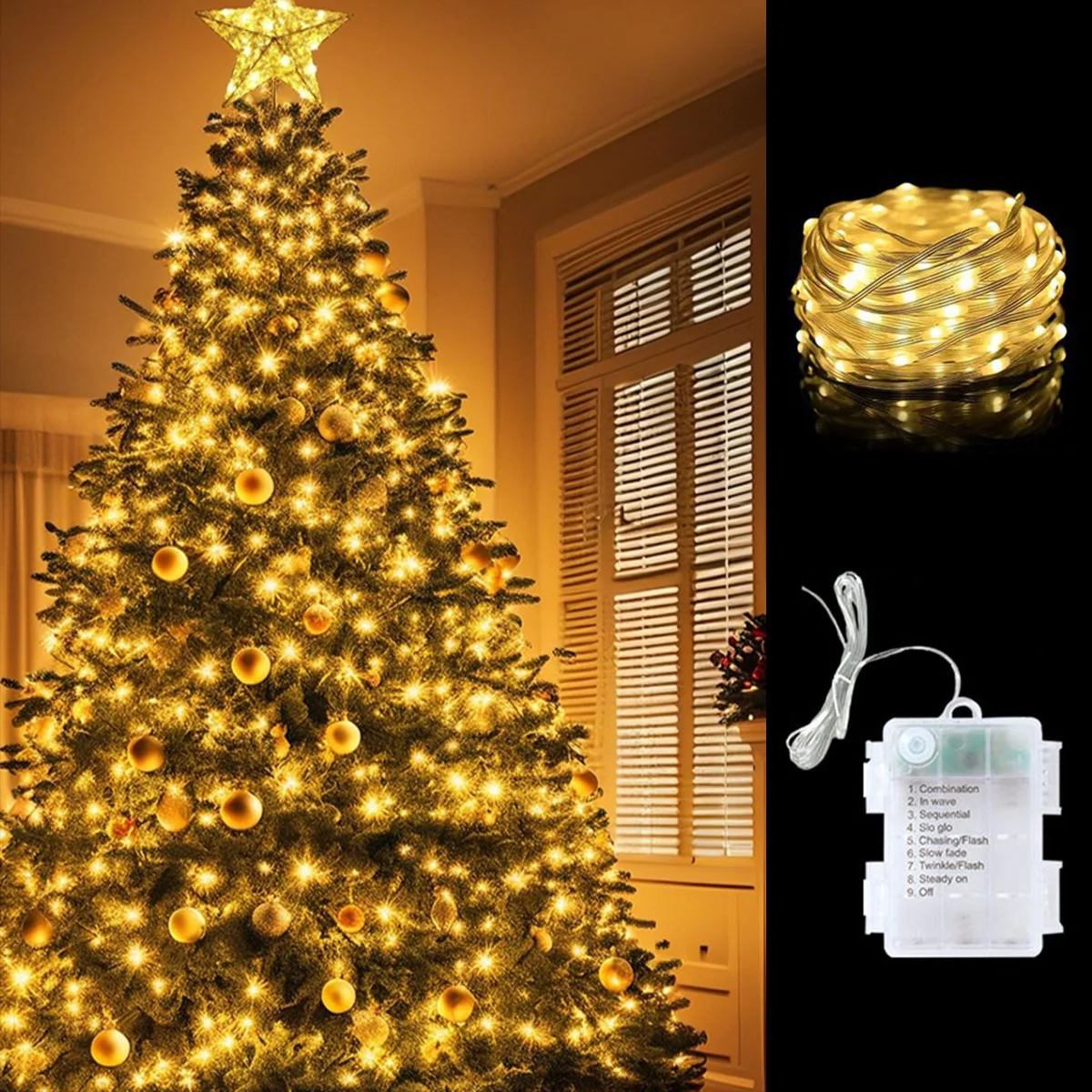 5/10M LED Leather Cord Lights  - Led Fairy String Lights ulasan dan harga