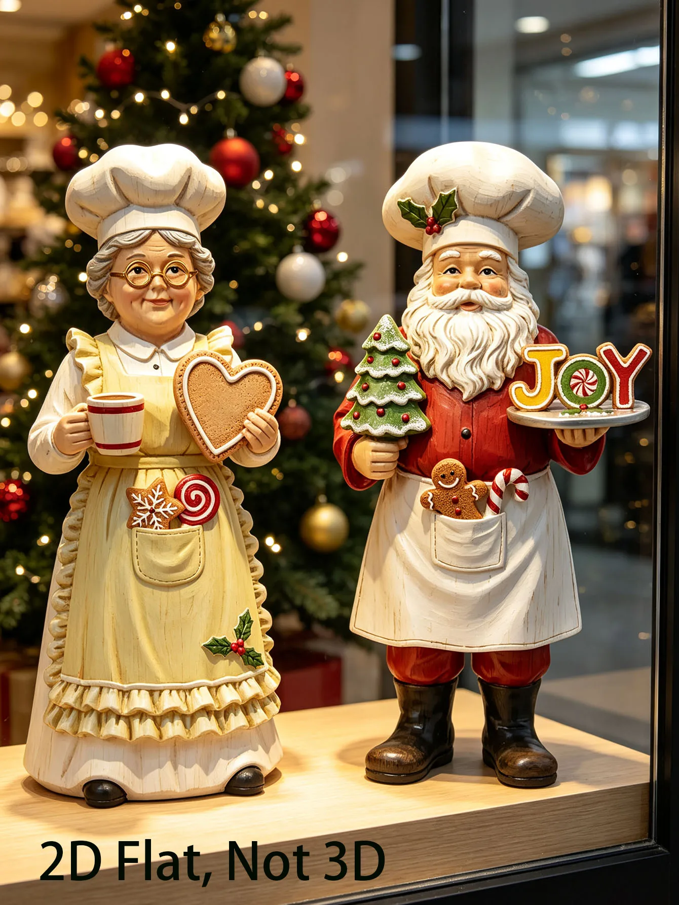 2-Piece Set of Chef Santa Clau - Nutcracker Figurine ulasan dan harga